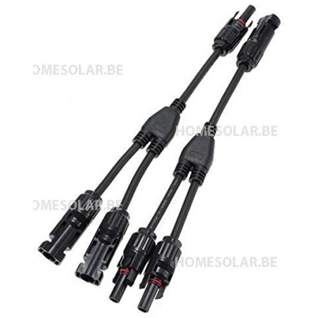 Connecteur double de type MC4 - Male et Femelle