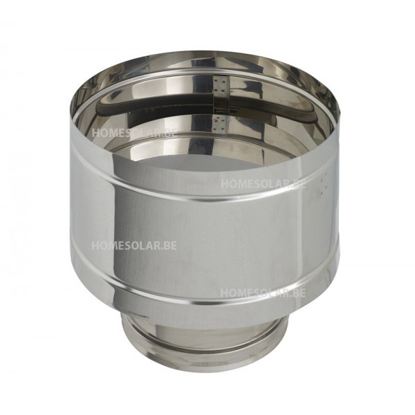 Chapeau anti-vent DW 150-200 mm inox