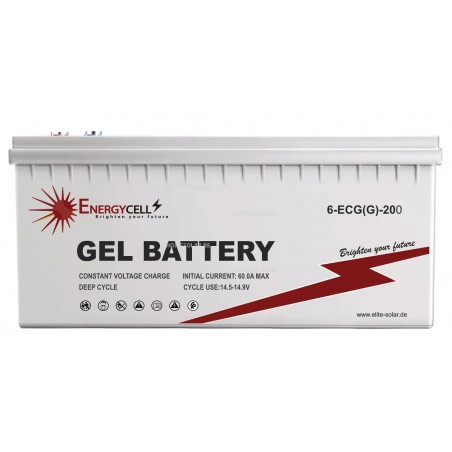 Batterie Gel solaire, longue durée de vie