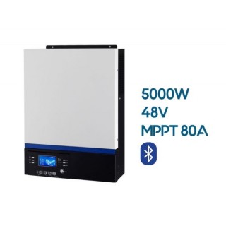 Onduleur Hybride Solaire 5600W 48V - Chargeur MPPT 80A Pour Installation Autonome
