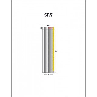 Element droit isolé 800mm...