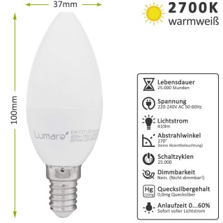 Ampoule LED E14 6W
